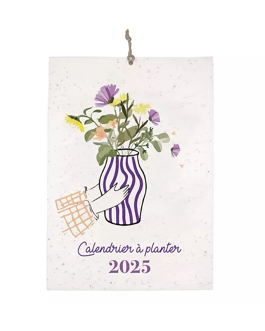 Growingpaper - Calendrier à planter 2025 Histoire d'un bouquet 