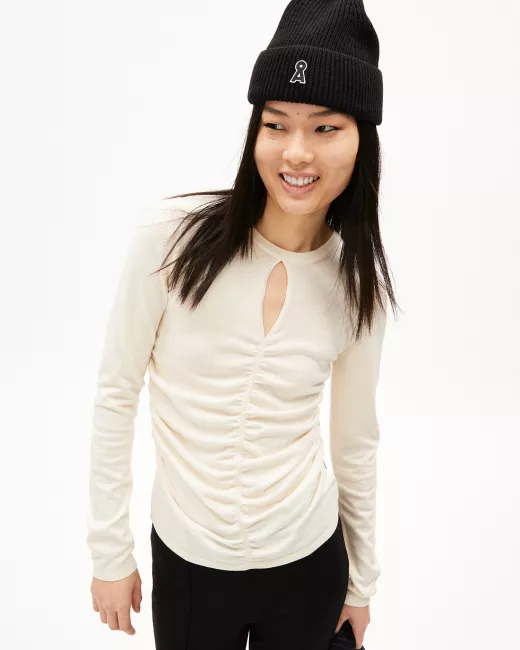 Organic cotton trucker collar sweater RONYIAAS