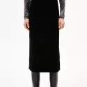 Black Velvet Long Skirt EMOLGAA