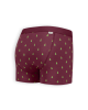 Boxer Shorts Burgundy X-mas Trees Box