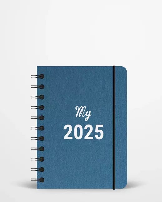 Agenda My 2025 - Format Poche A6 spirale