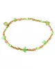 Flowing Aventurine Gold Colored Bracelet