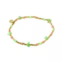 Bracelet Flashy Aventurine Gold