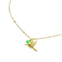 Collier Convinced Aventurine Gold