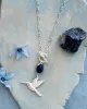 Timeless Lapis Lazuli Silver Colored Necklace