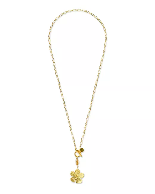 Timeless Citrine Gold Colored Necklace