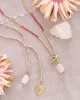 A Beautiful Story - Collier Entire quartz rose Gold