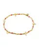 A Beautiful Story - Bracelet de cheville Thoughtful Citrine Gold