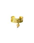 Gemstone Relief Earcuff Citrien Goud