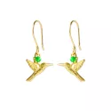 Generous Aventurine Gold Plated Earrings