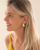 A Beautiful Story - Boucles d'oreilles Exotic Citrine Plaqué Or