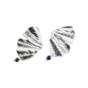 Exotic Lapis Lazuli Silver Plated Earrings