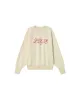 THINKING MU - Sweatshirt LOVE HEART BONNIE en coton bio