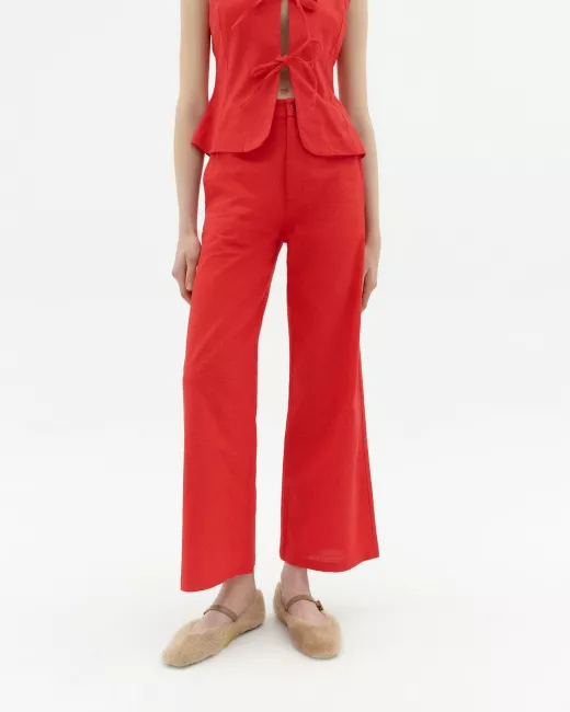 THINKING MU - Pantalon FIERY RED KARINA