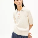 Short-sleeved sweater AANYA