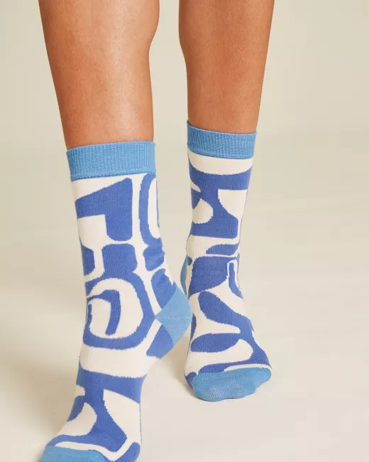 Organic cotton patterned socks