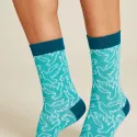 Organic cotton patterned socks DOVES