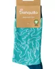 Organic cotton patterned socks