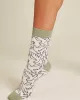 Organic cotton patterned socks