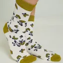 Organic cotton patterned socks HERBS