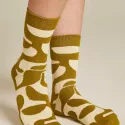 Organic cotton patterned socks ABSTRACT