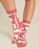 Organic cotton patterned socks ABSTRACT