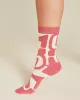 Organic cotton patterned socks ABSTRACT