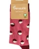 Organic cotton patterned socks ABSTRACT