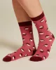 Organic cotton patterned socks ABSTRACT