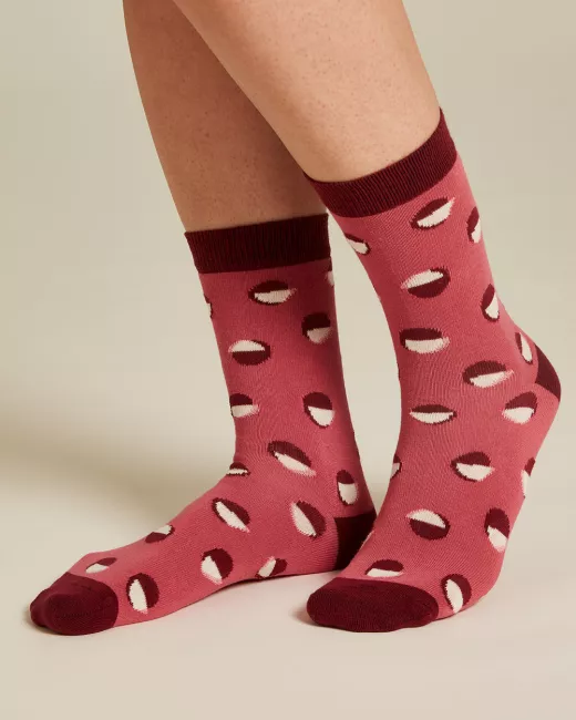 TRANQUILLO - Chaussettes DOTS en coton bio à motif