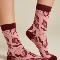 Organic cotton patterned socks COCOA