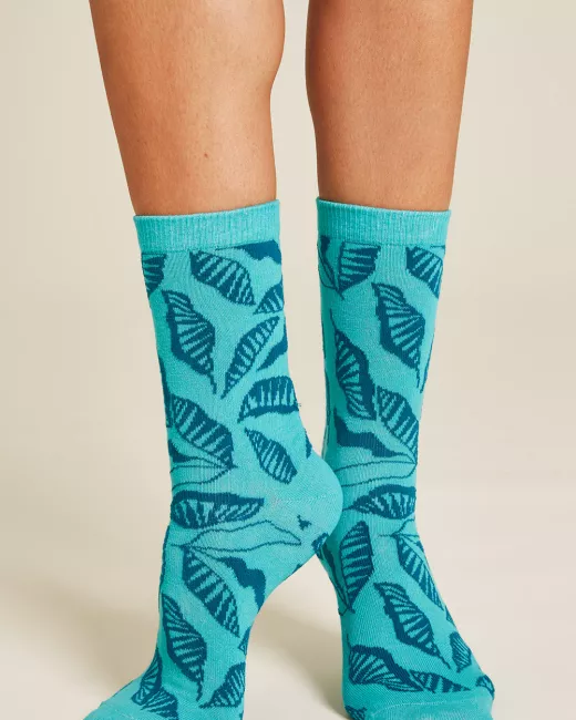 Organic cotton patterned socks COCOA