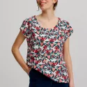 Loose-fitting blouse made from EcoVero™