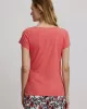 Floral-printed T-shirt in organic cotton