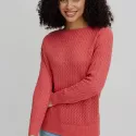 Lightweight sweater in organic cotton