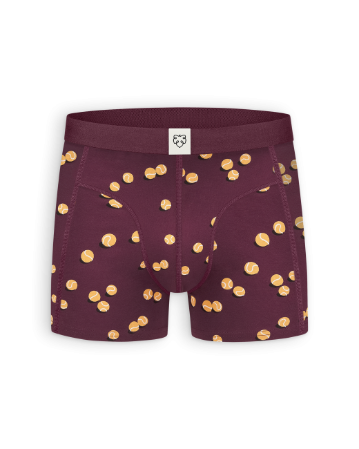 ADAM - Boxer Burgundy Tennis Balls