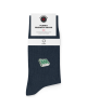 A-DAM - Chaussettes en coton bio Navy Good News