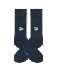 A-DAM - Chaussettes en coton bio Navy Good News