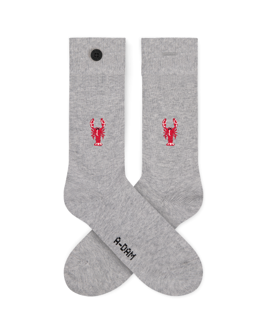 A-DAM - Chaussettes en coton bio Lobster