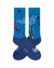 A-DAM - Chaussettes en coton bio Blue Underwater