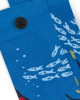 A-DAM - Chaussettes en coton bio Blue Underwater