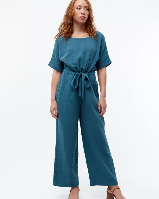 GIVN Berlin - Jumpsuit en mousseline de coton bio Kayla