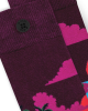 A-DAM - Chaussettes en coton bio Red sunset